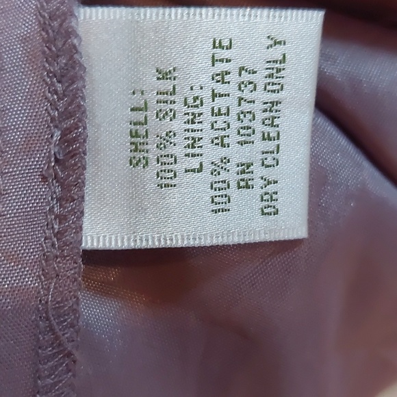 Donna Morgan Silk Dress Sz 12 - Picture 3 of 4